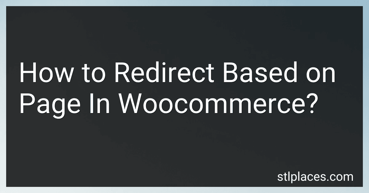 How to Redirect Based on Page In Woocommerce? image