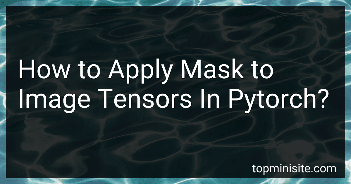 How to Apply Mask to Image Tensors In Pytorch? image