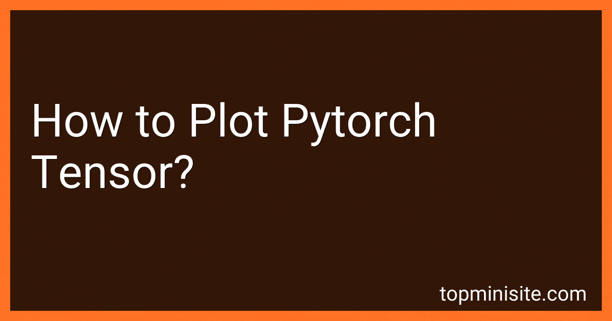 How to Plot Pytorch Tensor? image