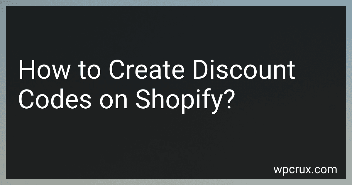 How to Create Discount Codes on Shopify? image