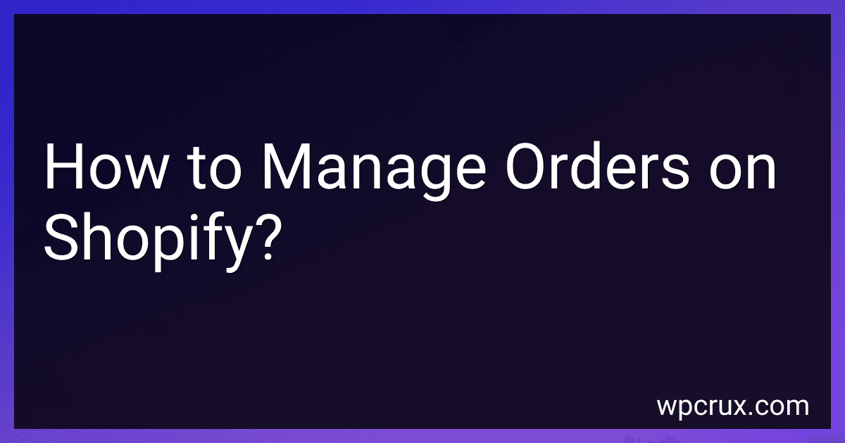 How to Manage Orders on Shopify? image