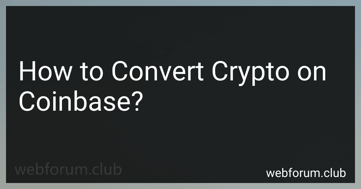 How to Convert Crypto on Coinbase? image