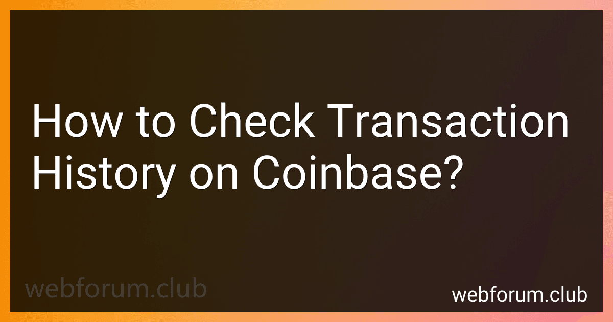 How to Check Transaction History on Coinbase? preview