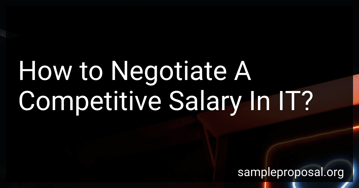 How to Negotiate A Competitive Salary In IT? image