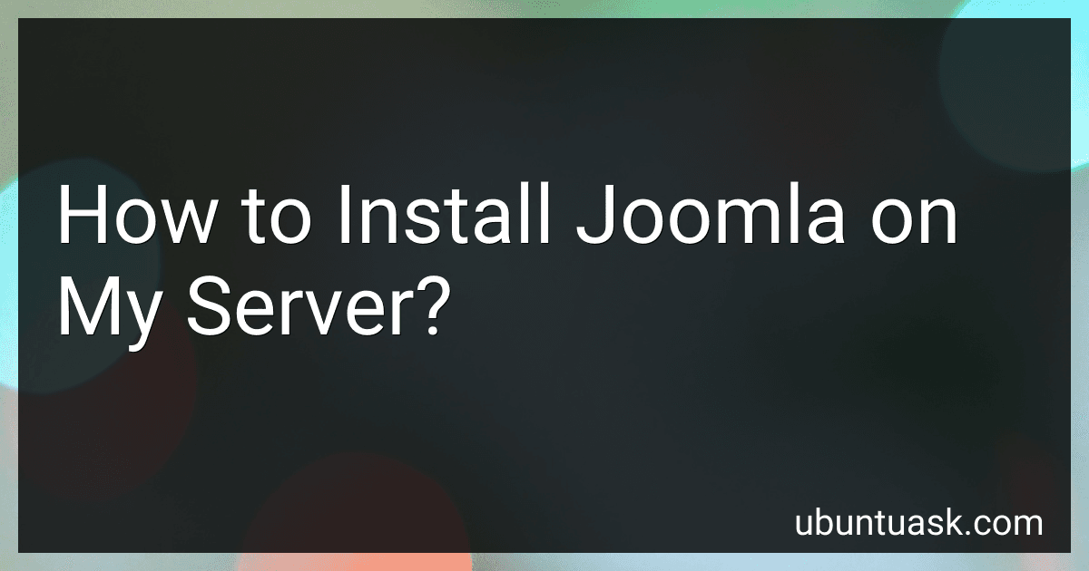 How to Install Joomla on My Server? image