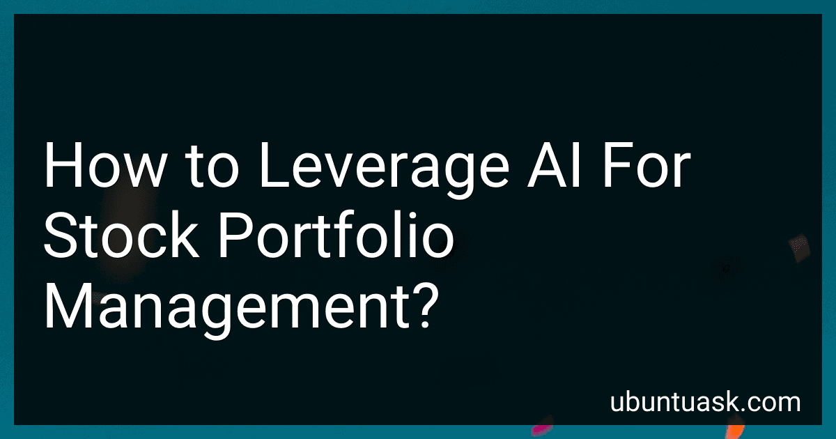 How to Leverage AI For Stock Portfolio Management? image