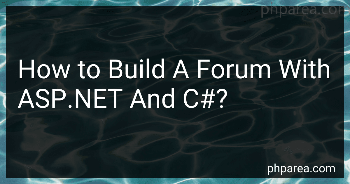 How to Build A Forum With ASP.NET And C#? image