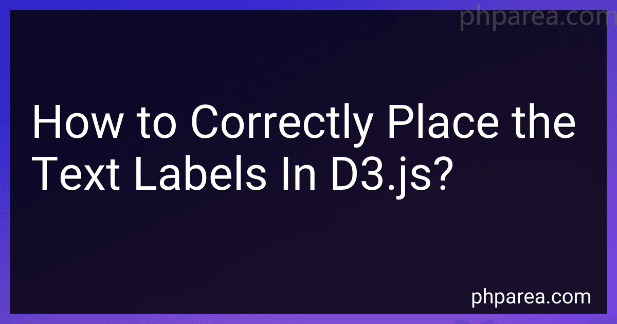 How to Correctly Place the Text Labels In D3.js? preview