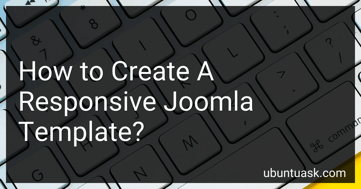 How to Create A Responsive Joomla Template? image
