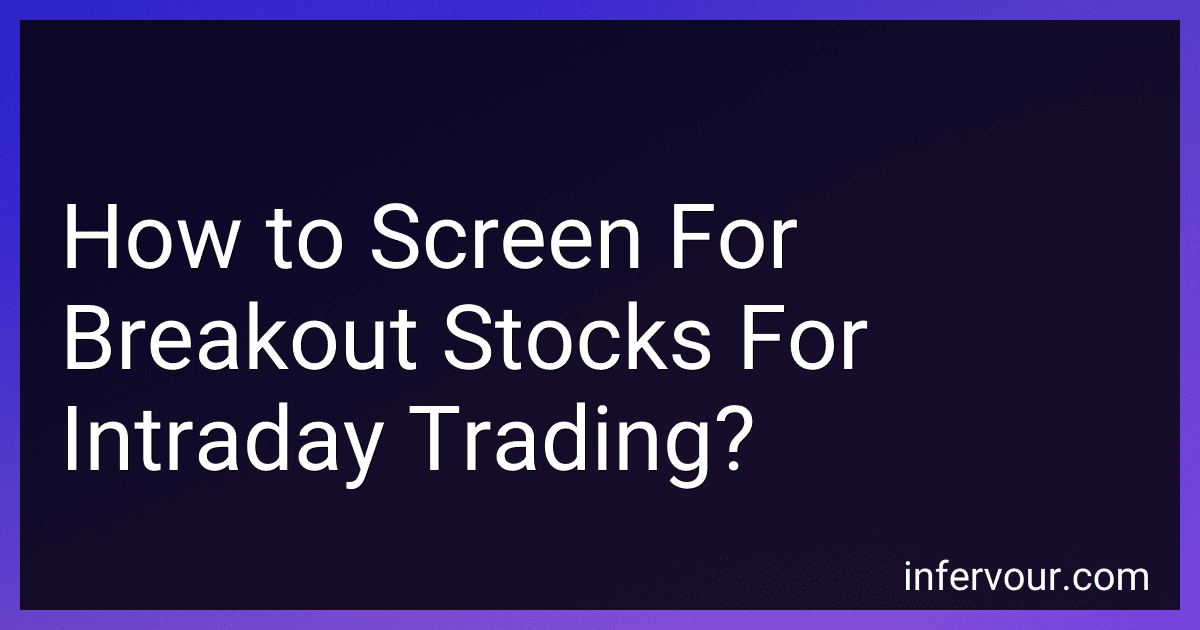How to Screen For Breakout Stocks For Intraday Trading? preview