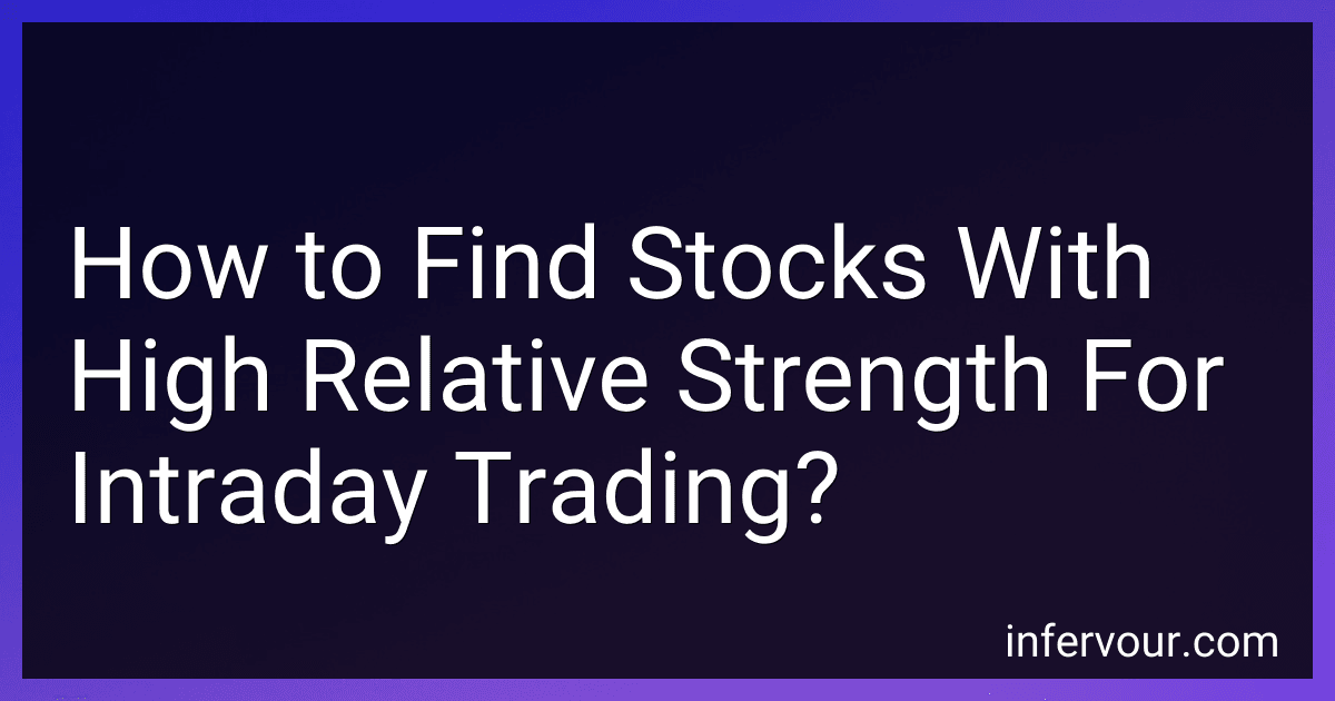 How to Find Stocks With High Relative Strength For Intraday Trading? preview
