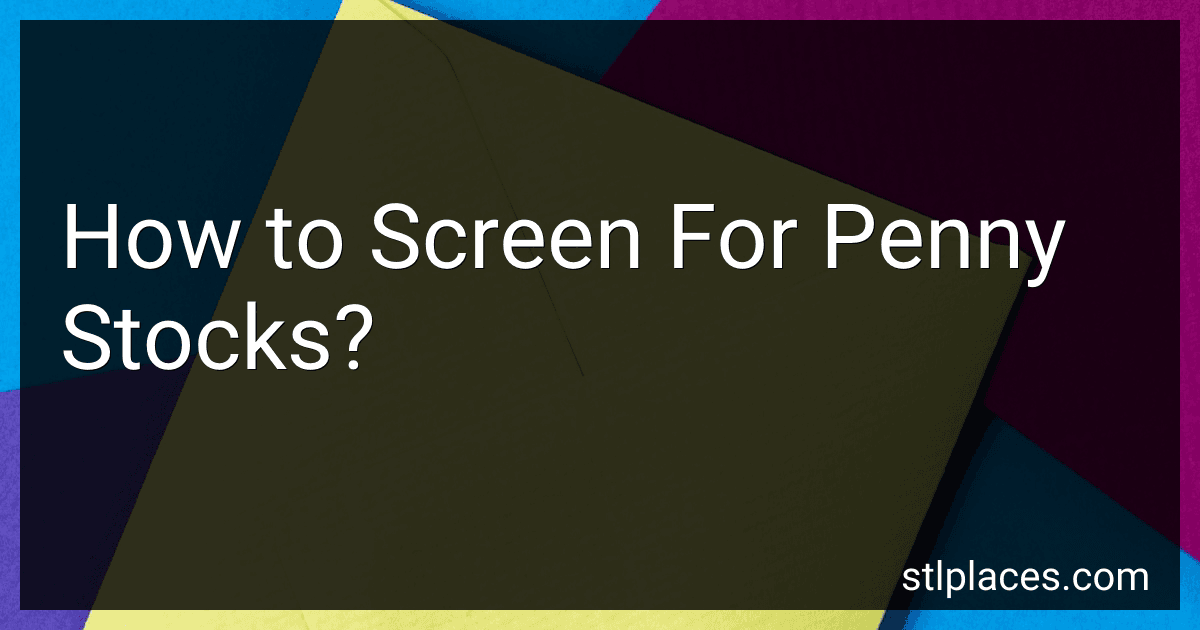How to Screen For Penny Stocks? image