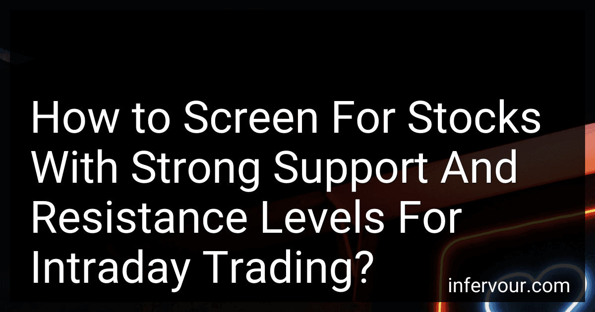 How to Screen For Stocks With Strong Support And Resistance Levels For Intraday Trading? preview
