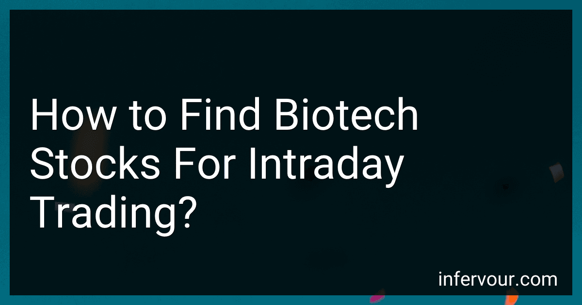 How to Find Biotech Stocks For Intraday Trading? preview