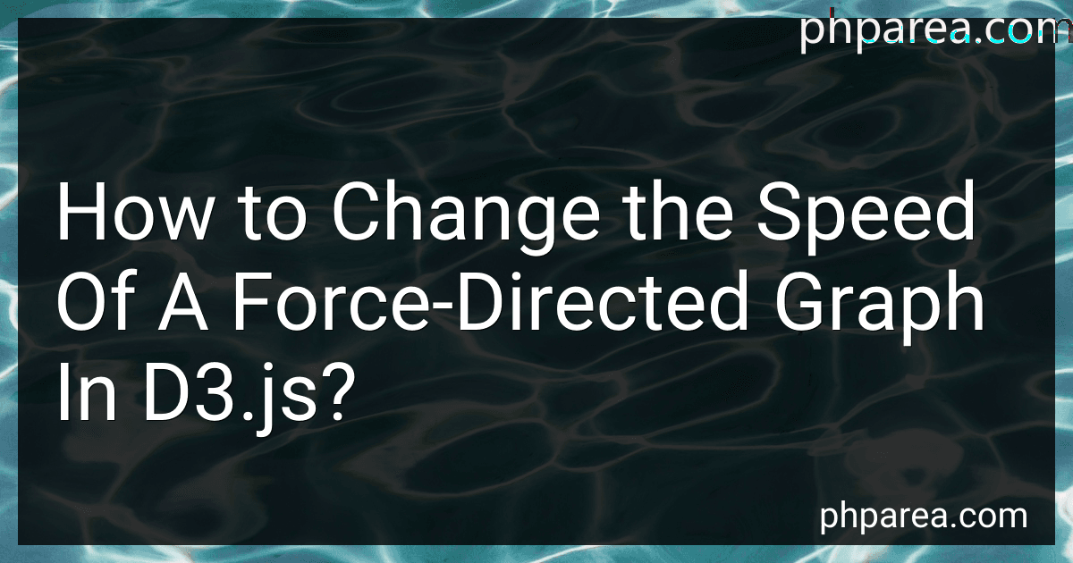 How to Change the Speed Of A Force-Directed Graph In D3.js? image
