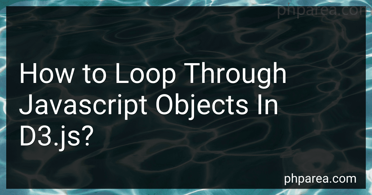 How to Loop Through Javascript Objects In D3.js? image