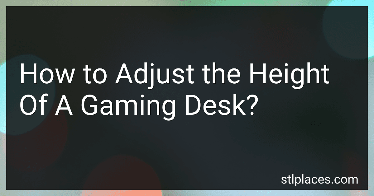 How to Adjust the Height Of A Gaming Desk? image