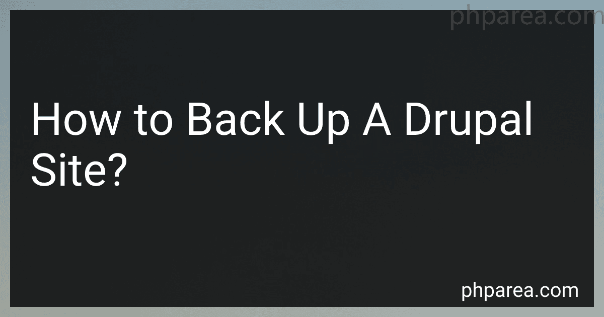 How to Back Up A Drupal Site? preview