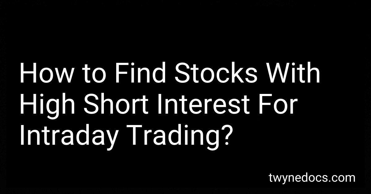 How to Find Stocks With High Short Interest For Intraday Trading? image