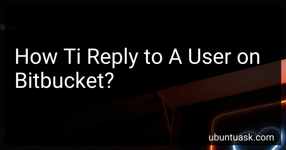 How Ti Reply to A User on Bitbucket? image