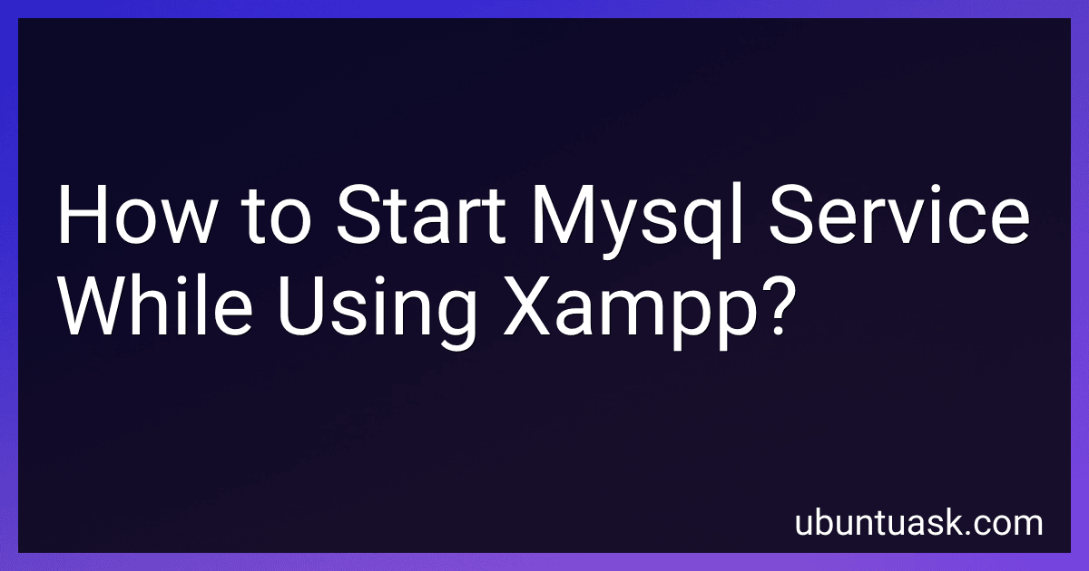 How to Start Mysql Service While Using Xampp? image