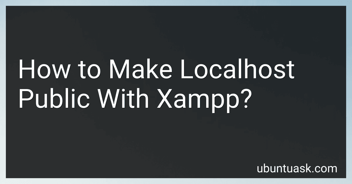 How to Make Localhost Public With Xampp? image