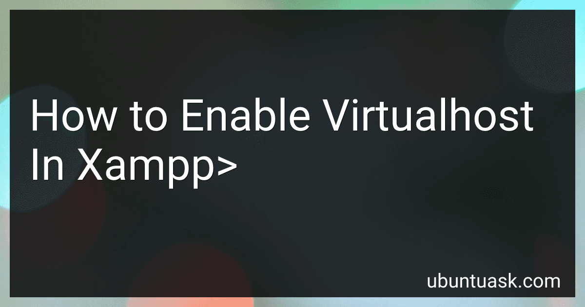 How to Enable Virtualhost In Xampp> image