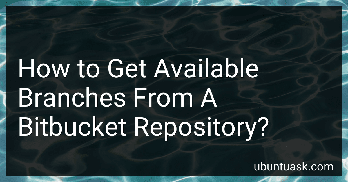 How to Get Available Branches From A Bitbucket Repository? image