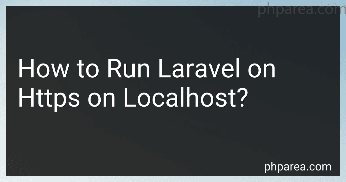 How to Run Laravel on Https on Localhost? image