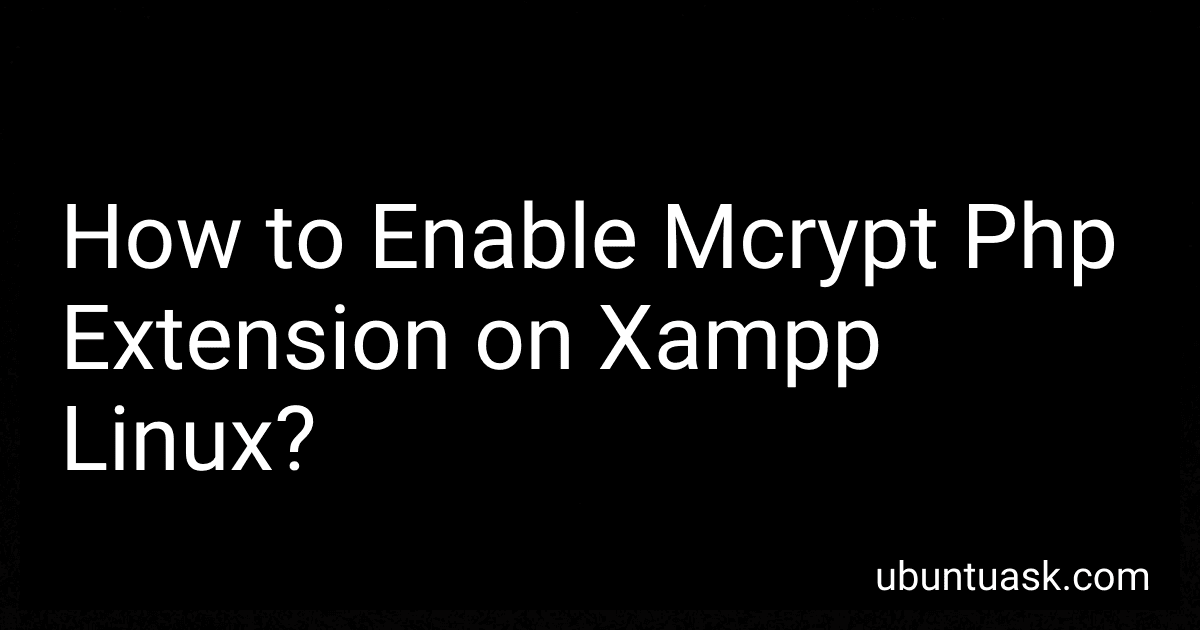 How to Enable Mcrypt Php Extension on Xampp Linux? image