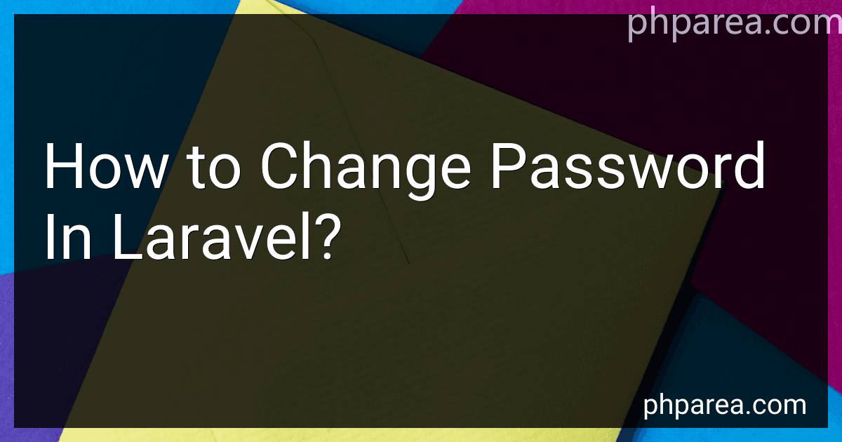 How to Change Password In Laravel? image
