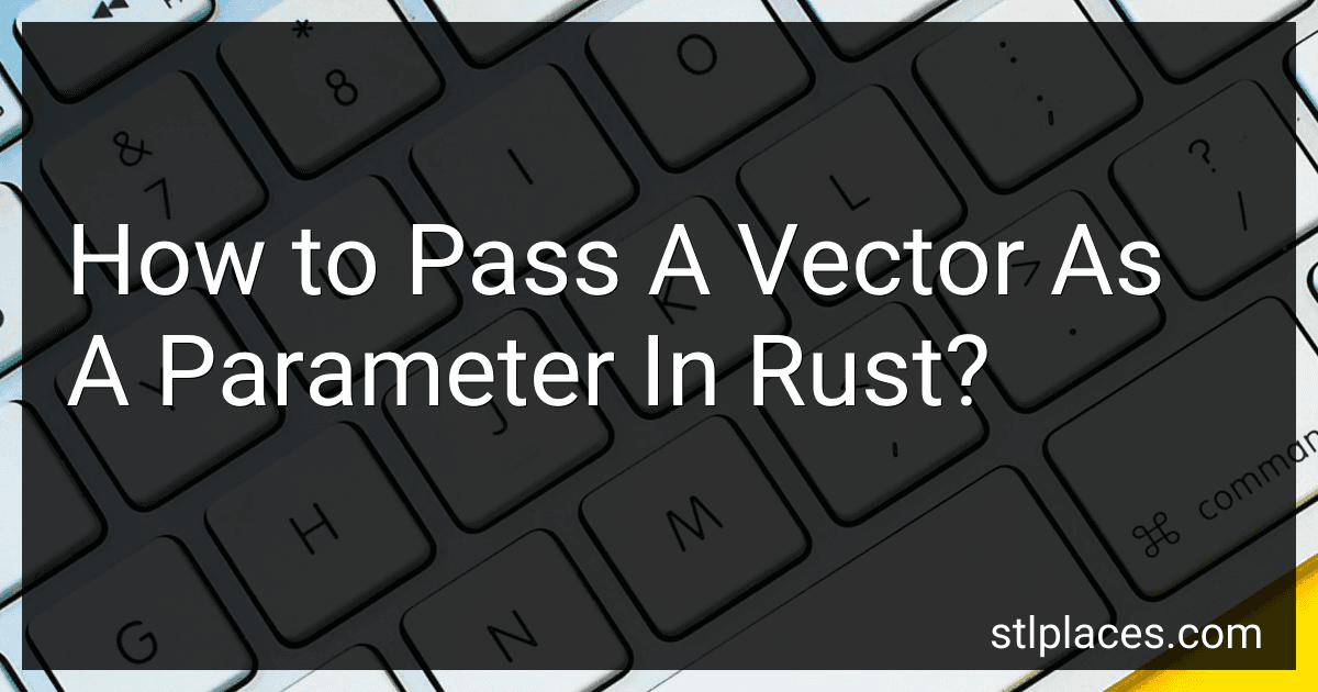 How to Pass A Vector As A Parameter In Rust? image
