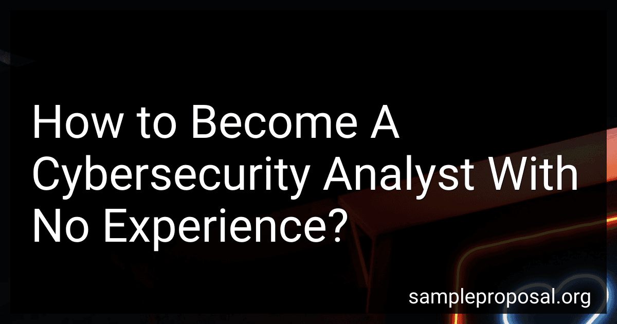 How to Become A Cybersecurity Analyst With No Experience? image