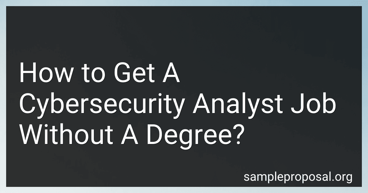 How to Get A Cybersecurity Analyst Job Without A Degree? image