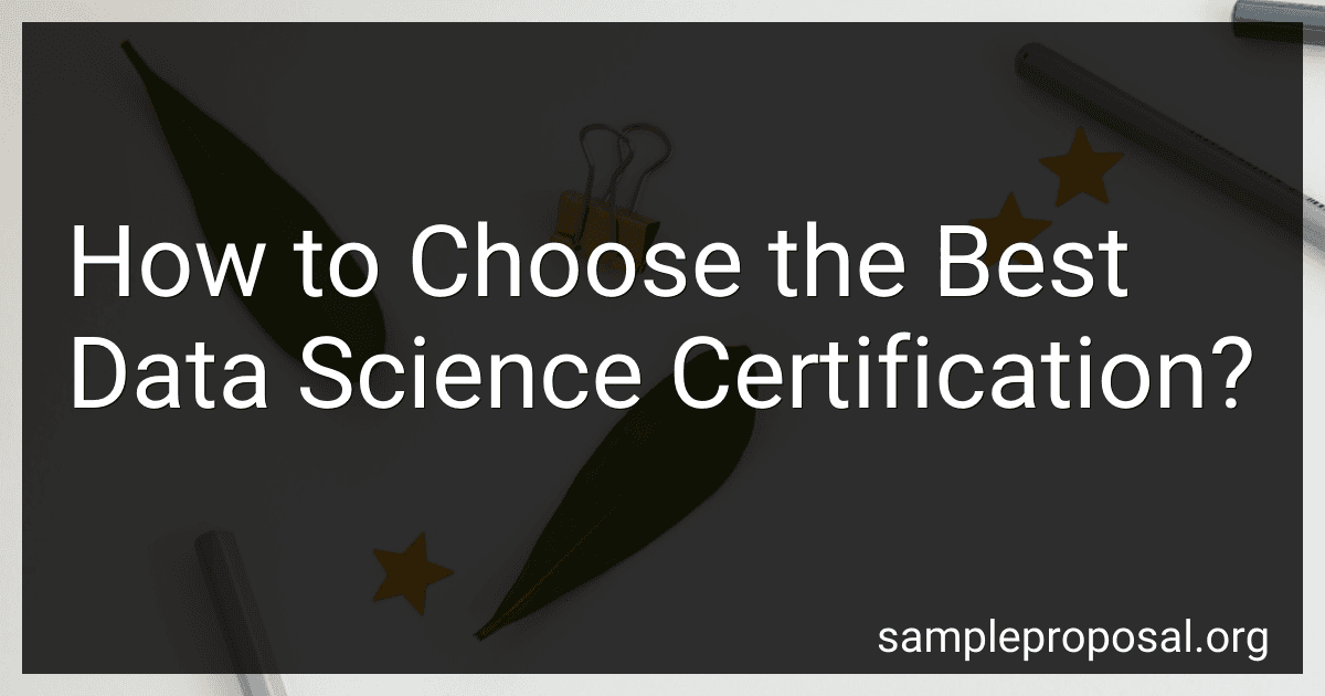 How to Choose the Best Data Science Certification? image
