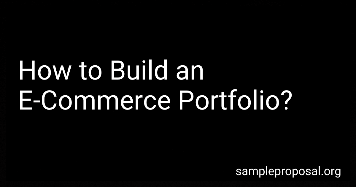 How to Build an E-Commerce Portfolio? image