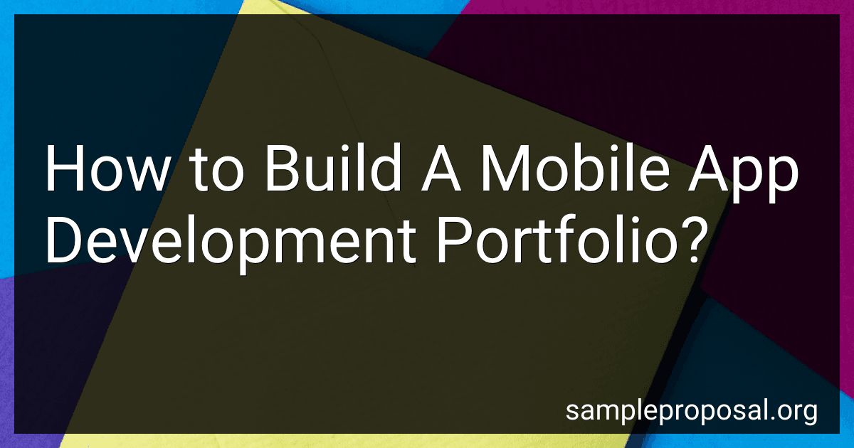 How to Build A Mobile App Development Portfolio? image