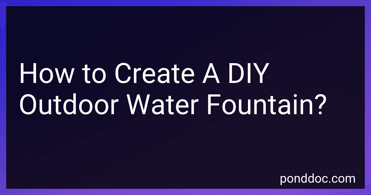 How to Create A DIY Outdoor Water Fountain? image
