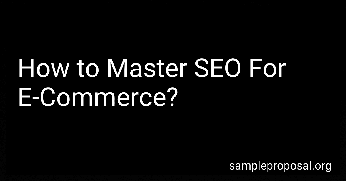 How to Master SEO For E-Commerce? image