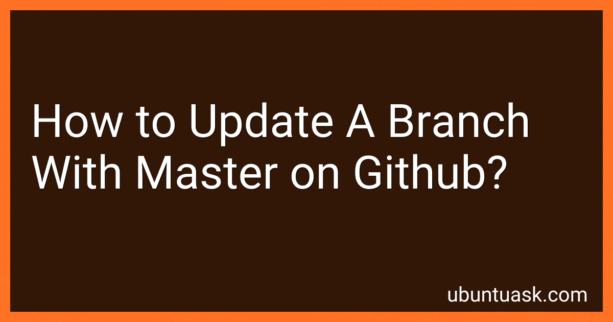 How to Update A Branch With Master on Github? image