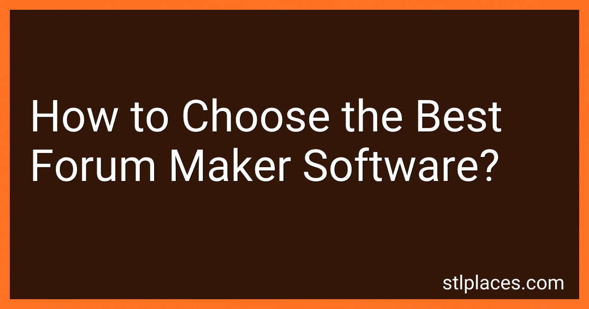 How to Choose the Best Forum Maker Software? image