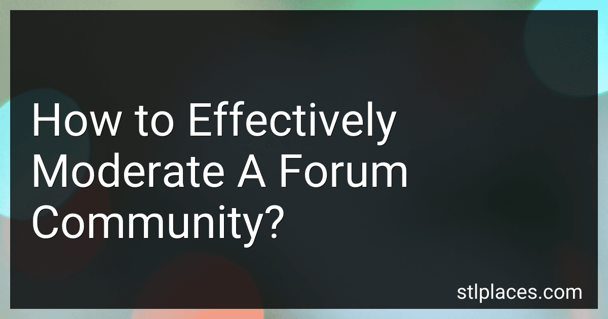 How to Effectively Moderate A Forum Community? preview