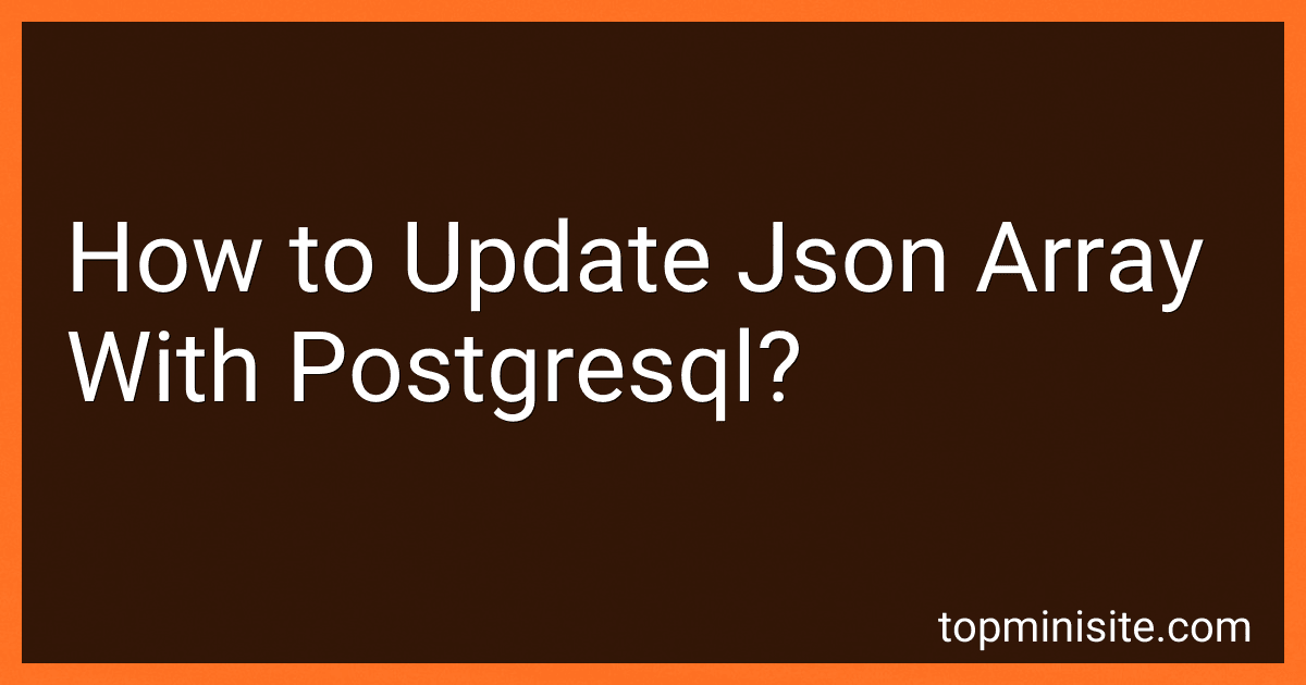 How to Update Json Array With Postgresql? image