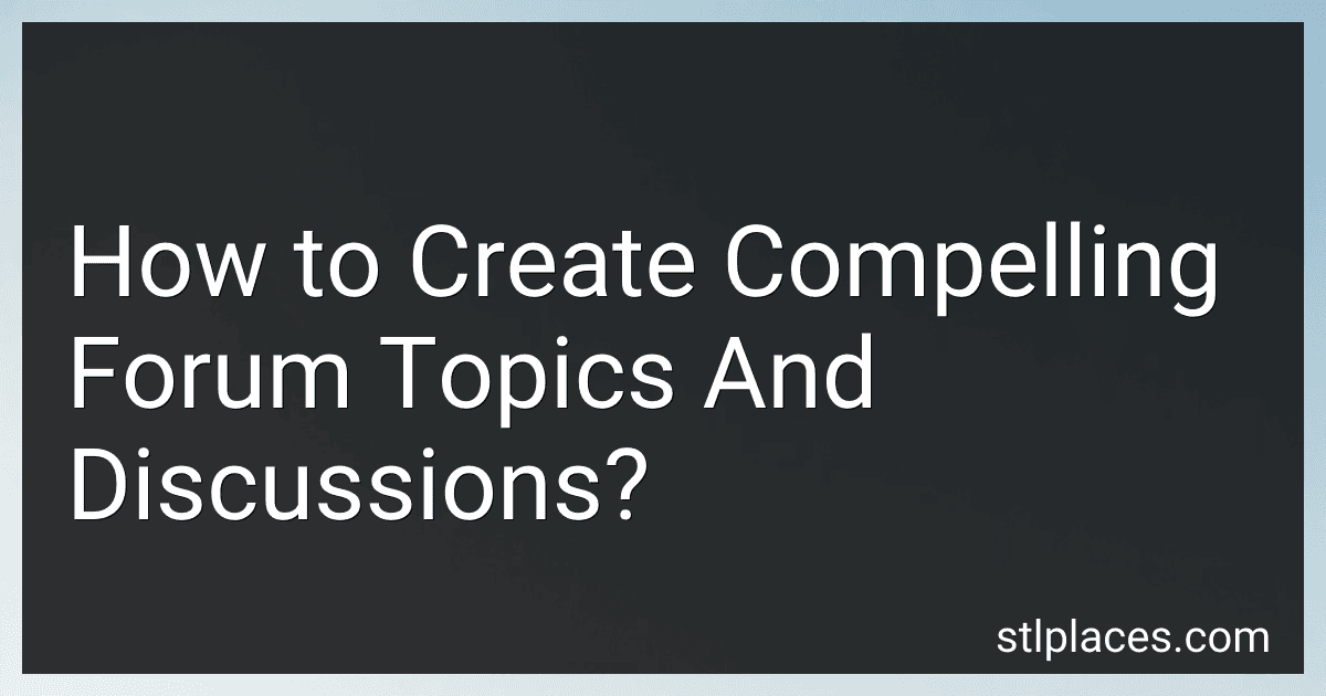 How to Create Compelling Forum Topics And Discussions? preview