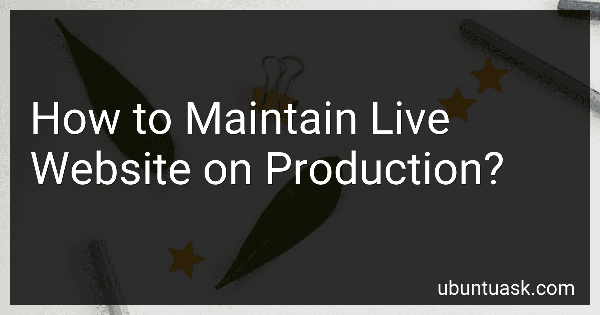 How to Maintain Live Website on Production? image