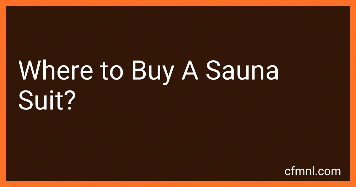 Where to Buy A Sauna Suit? preview