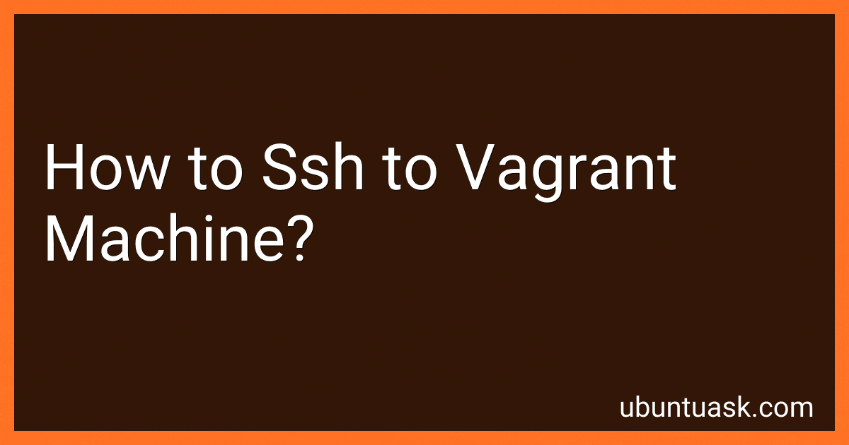 How to Ssh to Vagrant Machine? image