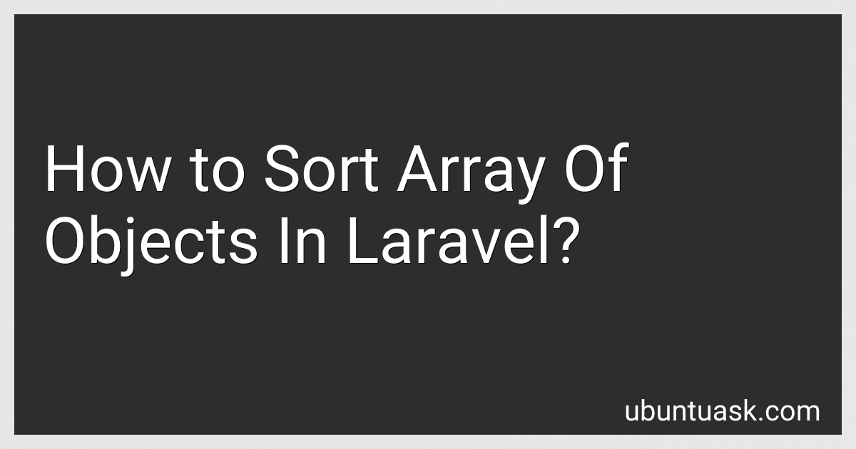 How to Sort Array Of Objects In Laravel? image