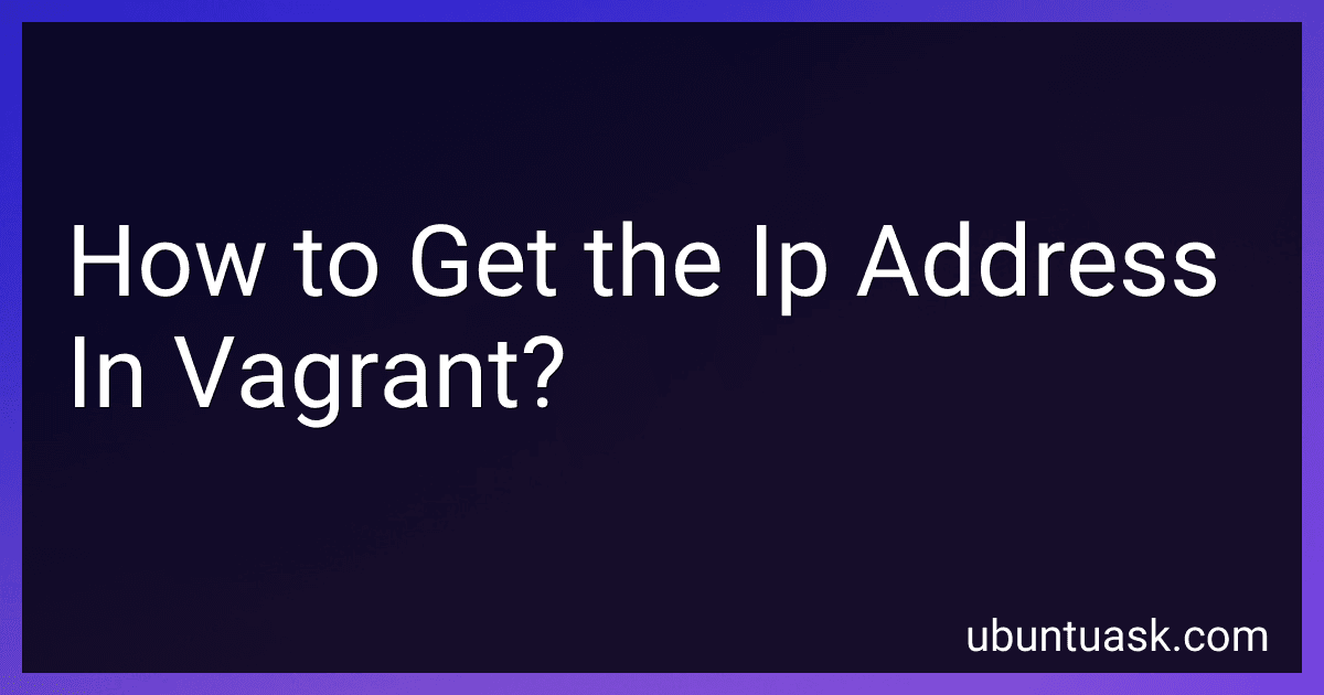 How to Get the Ip Address In Vagrant? image