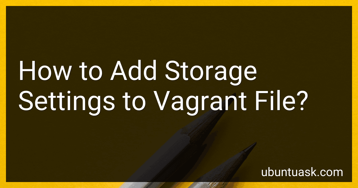 How to Add Storage Settings to Vagrant File? image